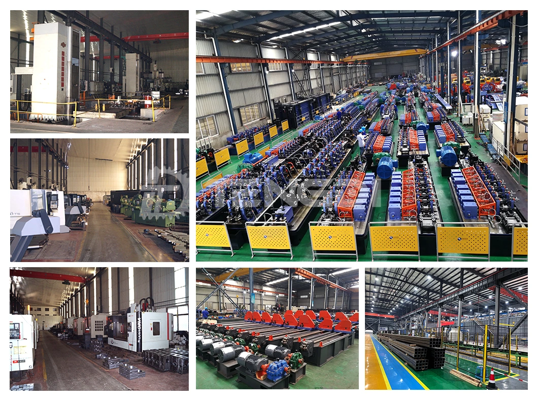 Carbon Steel / Galvanized Steel / Rectangular ERW Pipe High-Frequency Welding /Forming Machine / Tube Mill / Scaffold Steel Pipe Production Line